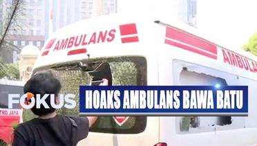 Salah Beri Informasi soal Ambulans Angkut Batu, Polda Metro Jaya Minta Maaf - Fokus Pagi