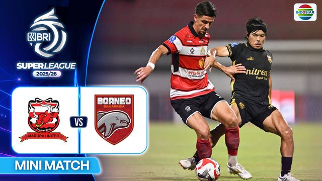 Madura United FC VS Borneo FC Samarinda - Mini Match | BRI Super League 2025/26