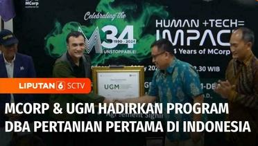 MCorp Luncurkan Program Doctor of Business Administration Pertanian Pertama di Indonesia | Liputan 6