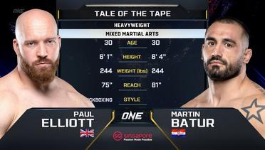 Paul Elliott vs. Martin Batur | ONE Championship Full Fight