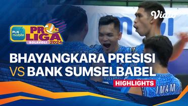 Putra: Jakarta Bhayangkara Presisi vs Palembang Bank Sumselbabel - Highlights | PLN Mobile Proliga 2024