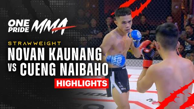 Novan Kaunang vs Cueng Naibaho - Highlight | One Pride 89