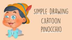 Menggambar Kartun Pinocchio