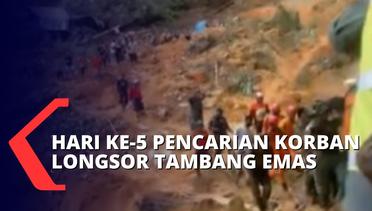 Tim Gabungan Masih Terus Cari 2 Orang Korban Longsor Tambang Emas di Kotabaru