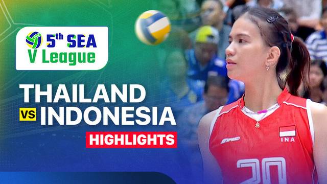 Women: Thailand vs Indonesia - Highlights | SEA VLeague 2025