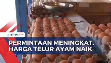 Permintaan Meningkat, Harga Telur Ayam di Pasar Tradisional Kota Gorontalo Naik