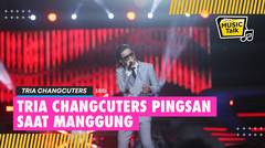 Detik-Detik Tria Changcuters Pingsan Saat Manggung, Sempat Jongkok Untuk Minum Sebelum Ambruk