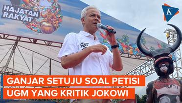 Ganjar Tanggapi Petisi Guru Besar UGM yang Nilai Jokowi Menyimpang