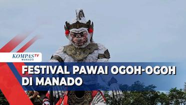 Musik Bambu Meriahkan Pawai Ogoh-Ogoh Di Manado