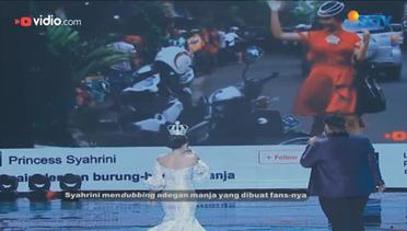 Syahrini Dubbing Adegan Manja Fans (The Biggest Concert Princess Syahrini “Dream Big”)