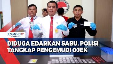Diduga Edarkan Sabu, Polisi Tangkap Pengemudi Ojek