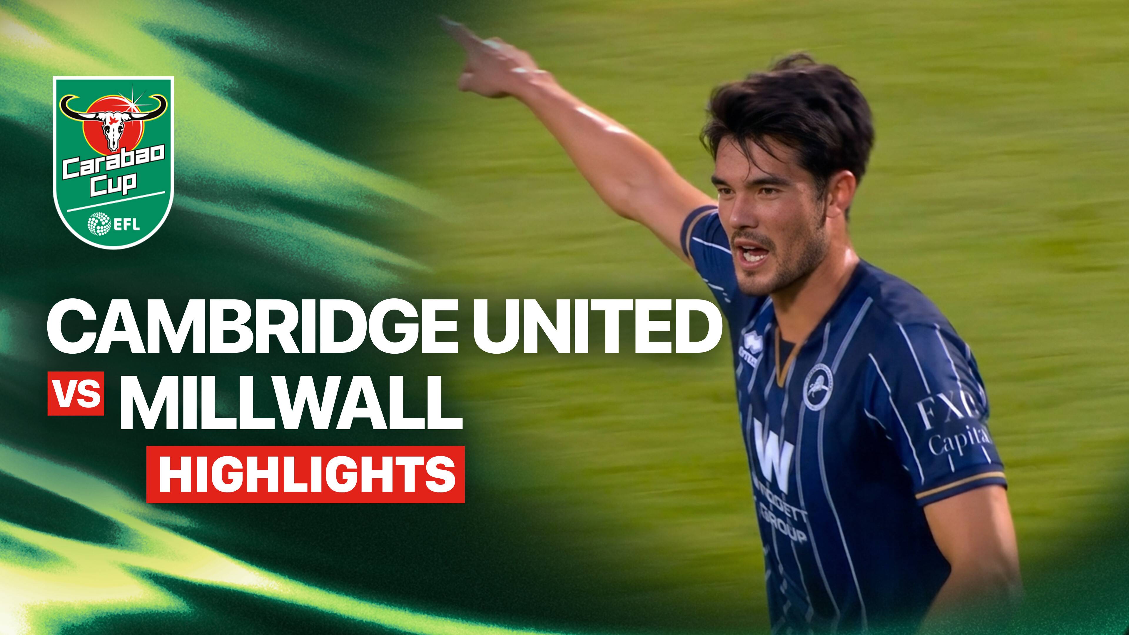 Cambridge United FC vs Millwall