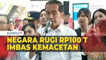 Jokowi Ungkap Negara Rugi Rp100 Triliun Setiap Tahun Imbas Kemacetan di Jabodetabek dan Bandung