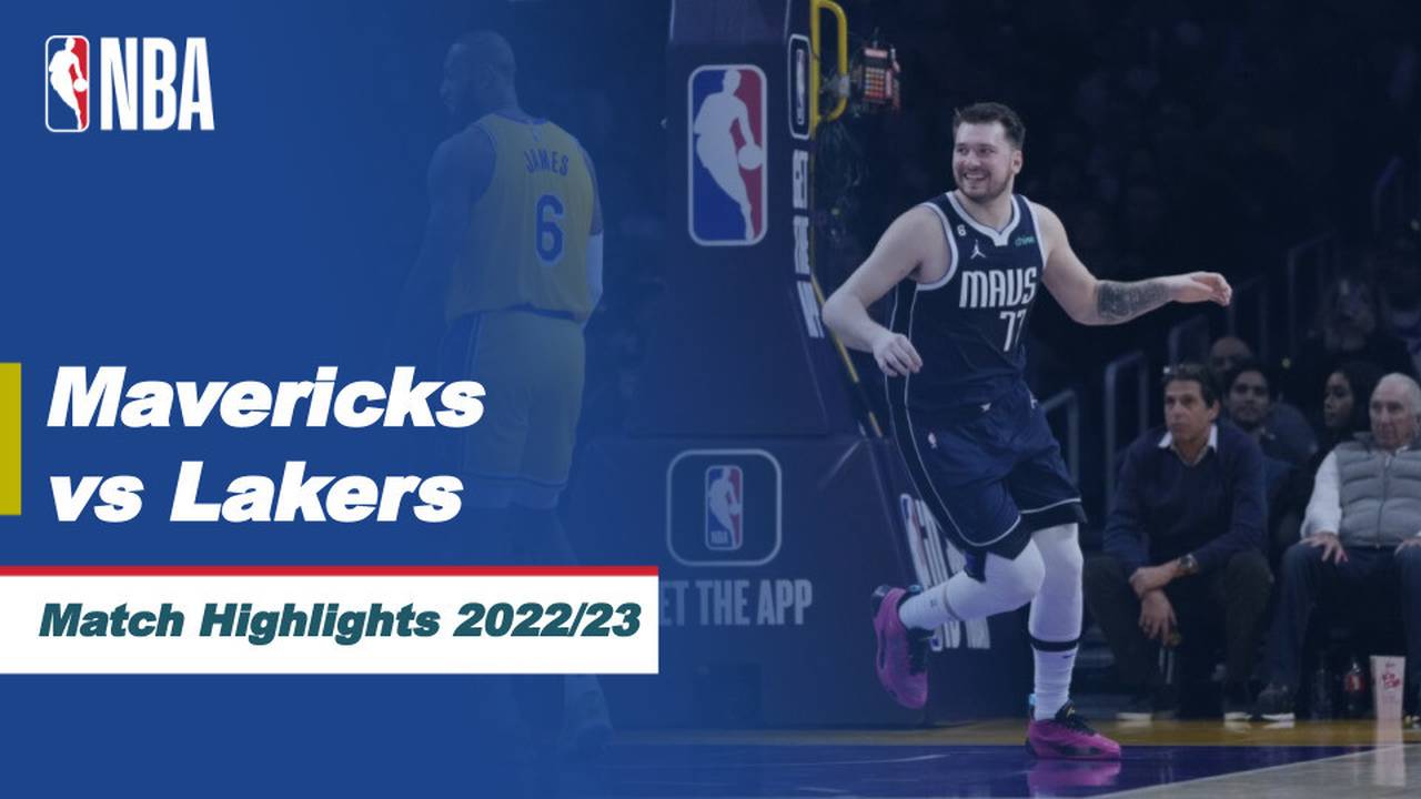 Match Highlights Dallas Mavericks vs LA Lakers NBA Regular Season