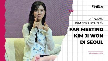 Kenang Manisnya Kim Soo Hyun di Fan Meeting Kim Ji Won 'Be My One' Seoul