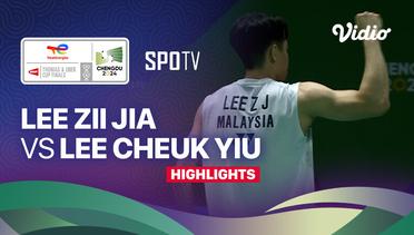 Lee Zii Jia (MAS) vs Lee Cheuk Yiu (HKG) - Highlights | Thomas Cup Chengdu 2024 - Men's Singles
