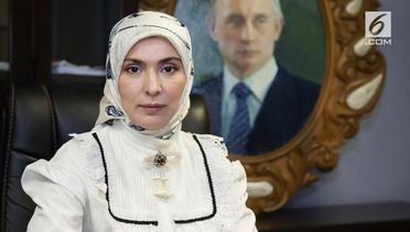 Ini Wanita Muslimah Pertama yang Menantang Vladimir Putin