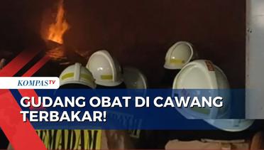 Kebakaran Melanda Gudang Obat di Cawang, 11 Unit Mobil Damkar Diterjunkan!