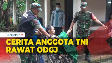Cerita Anggota TNI di Blitar Rawat ODGJ yang Ditelantarkan