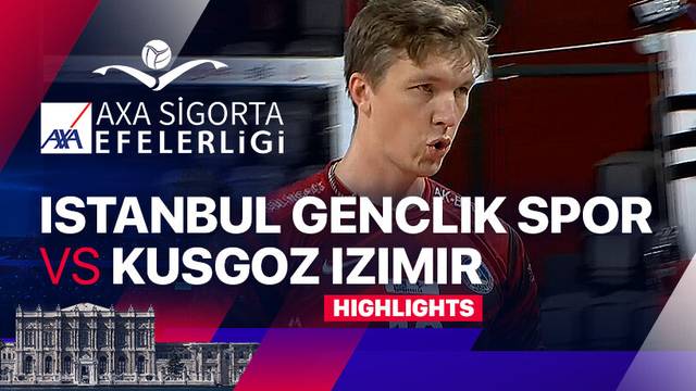 Istanbul Genclik Spor vs Kusgoz Izimir Vinc Akkus Bld - Highlights | Men's Turkish Volleyball League