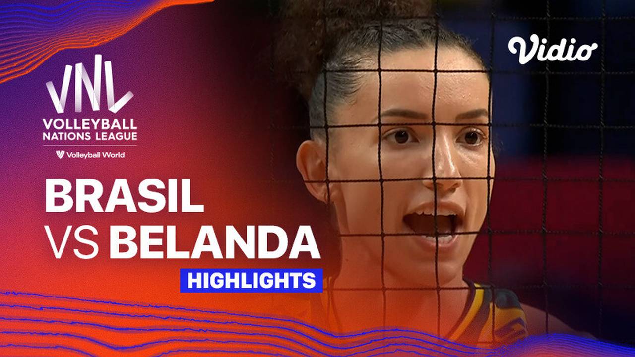 Brasil vs Belanda Highlights Women's Volleyball Nations League 2024 Vidio