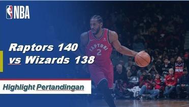 NBA I Cuplikan Pertandingan : Raptors 140 vs Wizards 138