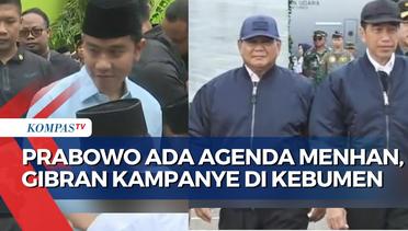 Prabowo Jalani Agenda Kerja Menhan dengan Jokowi, Gibran Temui Santri dan Ulama di Kebumen