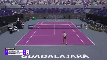 Yanina Wickmayer vs Elise Martens - Highlights | WTA Guadalajara Open Akron 2023