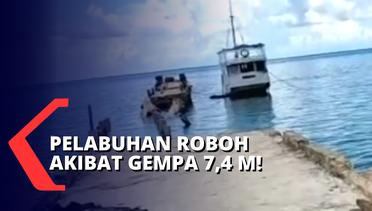 Pelabuhan di Selayar Sulawesi Selatan Roboh Akibat Gempa Magnitudo 7,4