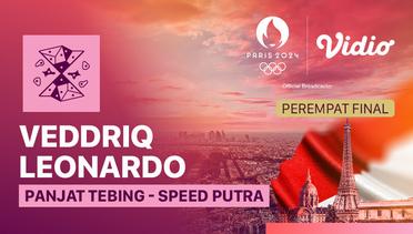 Veddriq Leonardo (INA) vs Bassa Mawem (FRA) - Perempat Final Speed Putra - Panjat Tebing - Full Match | Olympic Games Paris 2024