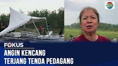 Tenda Panitia dan Pedagang di Acara Otomotif Roboh Akibat Angin Kencang | Fokus