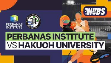 Perbanas Institute VS Hakuoh University