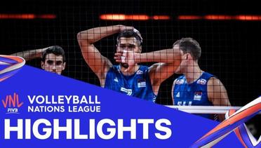 Match Highlight | VNL MEN'S - Australia 1 vs 3 Serbia | Volleyball Nations League 2021
