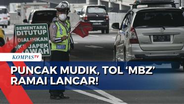 Puncak Arus Mudik, Bagaimana Kondisi Tol Layang MBZ dari Arah Jakarta?