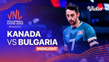 Match Highlights | Kanada vs Bulgaria | Men's Volleyball Nations League 2023