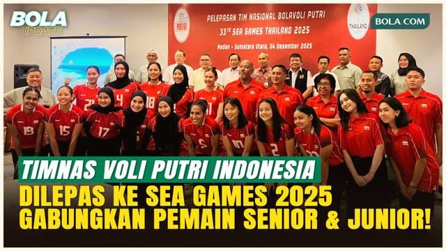 Resmi! Gabungan Senior Timnas Voli Putri Indonesia Dilepas untuk Berlaga di SEA Games 2025