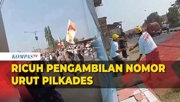 Detik-detik Bentrok Pecah saat Pengambilan Nomor Urut Pilkades di Cirebon