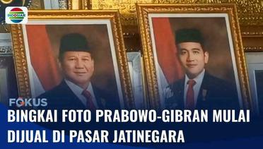 Bukan Foto Resmi, Bingkai Foto Prabowo-Gibran Mulai Dijual di Pasar Jatinegara | Fokus