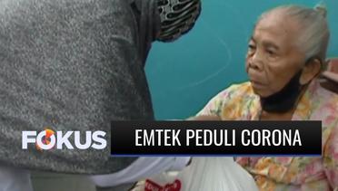 Emtek Peduli Corona Salurkan Bantuan Sembako untuk Warga Terdampak Covid-19 di Semarang dan Jogja