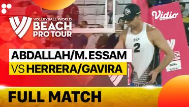 Full Match | Abdallah/M. Essam (QAT) vs Herrera/Gavira (ESP) | Beach Pro Tour Elite 16 Doha, Qatar 2023