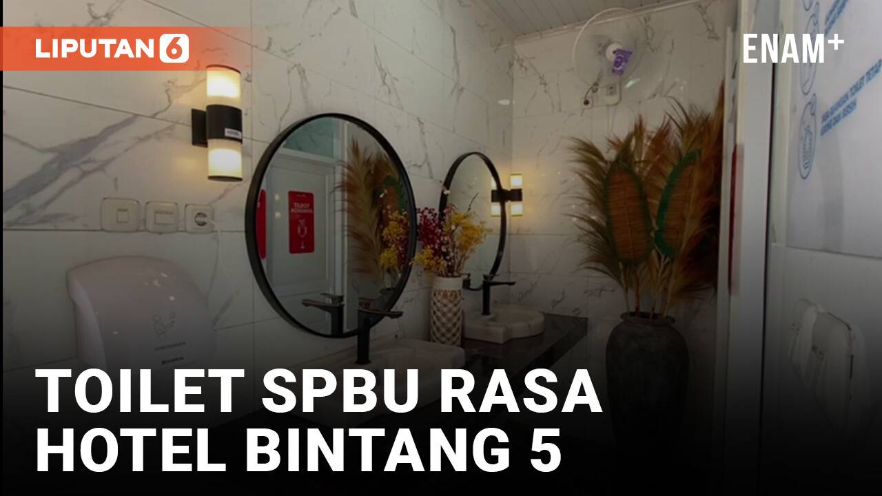 Viral Toilet SPBU Mewah Mirip Hotel LiputanEnam Vidio