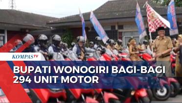 Bupati Wonogiri Bagi-Bagi 294 Unit Motor Baru untuk Kades dan Lurah!