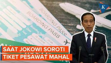 Jokowi Soroti Tiket Pesawat Mahal, Minta Menhub hingga BUMN Tangani