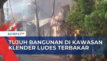 Kebakaran Tujuh Bangunan di Kawasan Klender Jaktim: Bengkel, Rumah dan Warung Hangus!