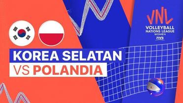 Full Match | Korea Selatan vs Polandia | Women's Volleyball Nations League 2022