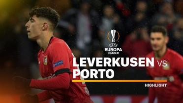Highlight - Bayer Leverkusen VS Porto I UEFA Europa League 2019/20