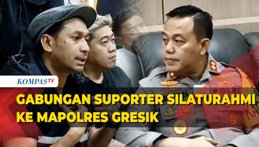 Usai Ricuh di Stadion Gelora Joko Samudro PNSSI Silaturahmi ke Mapolres Gresik
