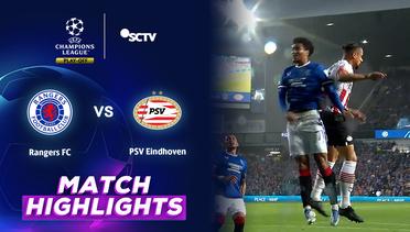 Rangers FC VS PSV Eindhoven - Highlights Liga Champions UEFA 2022