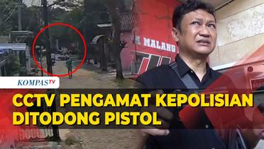 Rekaman CCTV Pengamat Bambang Rukminto Ditodong Pistol, Ini Kronologinya..