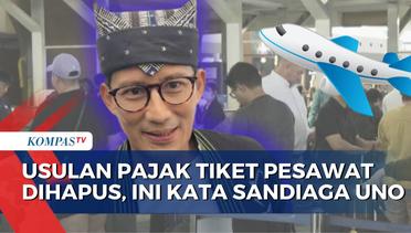 Menparekraf Sandiaga Uno Setuju soal Usulan Pajak Tiket Pesawat Dihapus